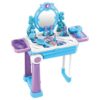 Frozen Beauty Play Set With Trolly Bag |2 in 1  Beauty Set  With Colorful Accessories | Role Play Set With Pink & Blue Color